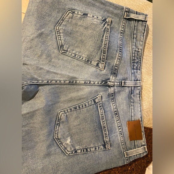 AG ex-boyfriend slouchy slim. Distressed. - Picture 3 of 7